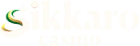 Sikkaro Casino logo on black background