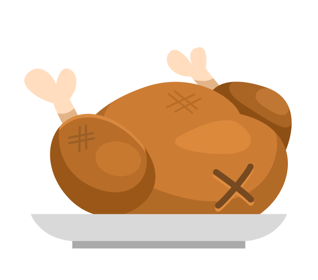 Roasted chicken game over state