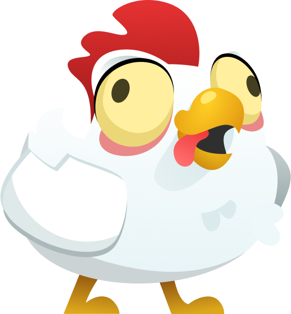 Chicken main character symbol